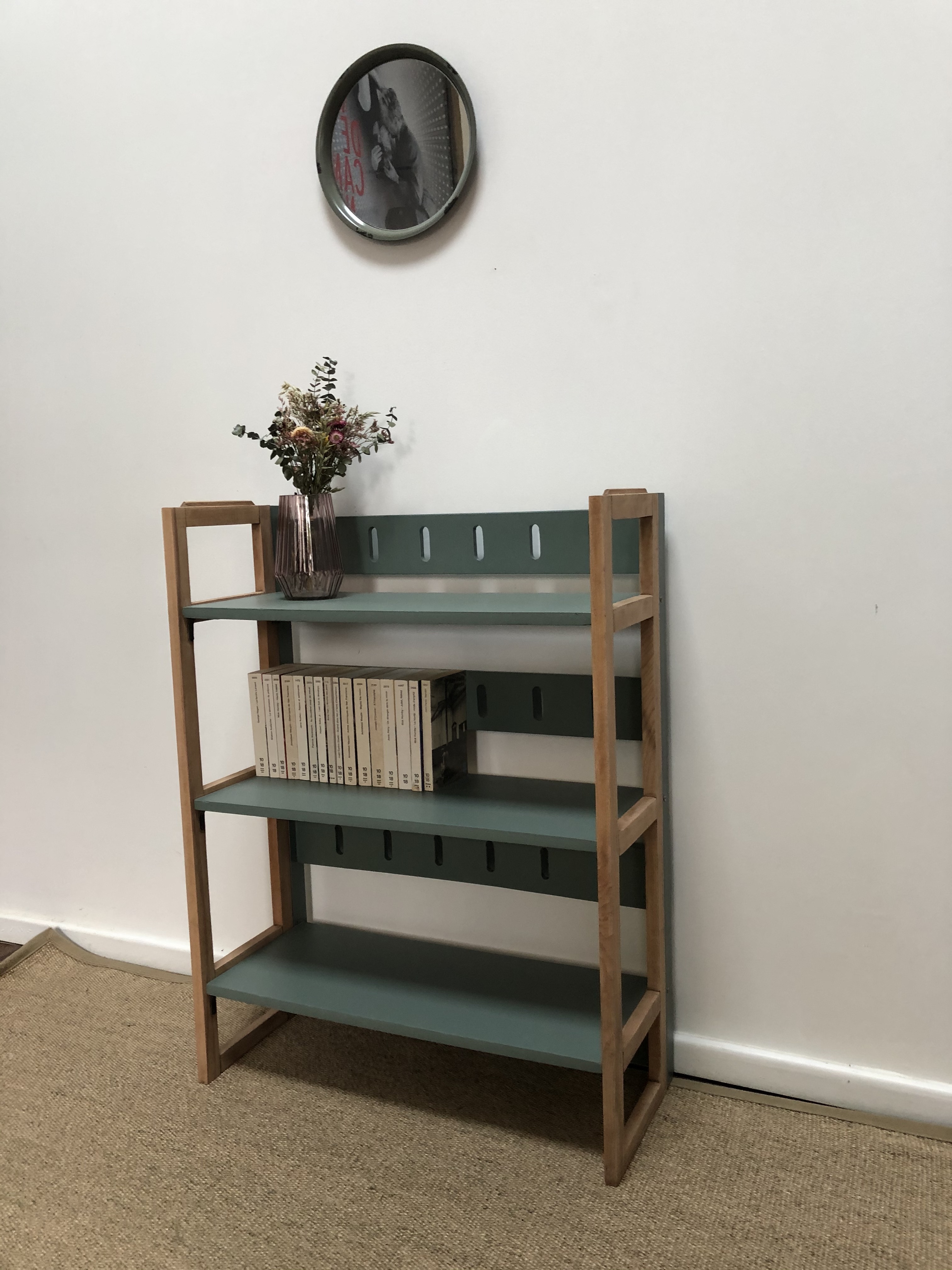 étagère bouquiniste green smoke