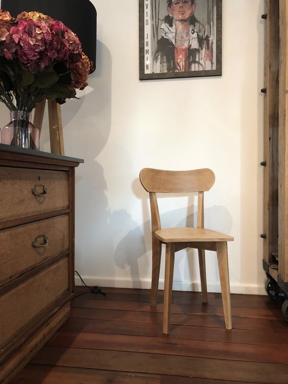 chaise bistrot naturel