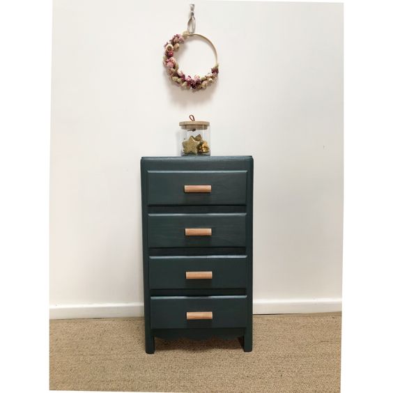 chiffonnier vert profond