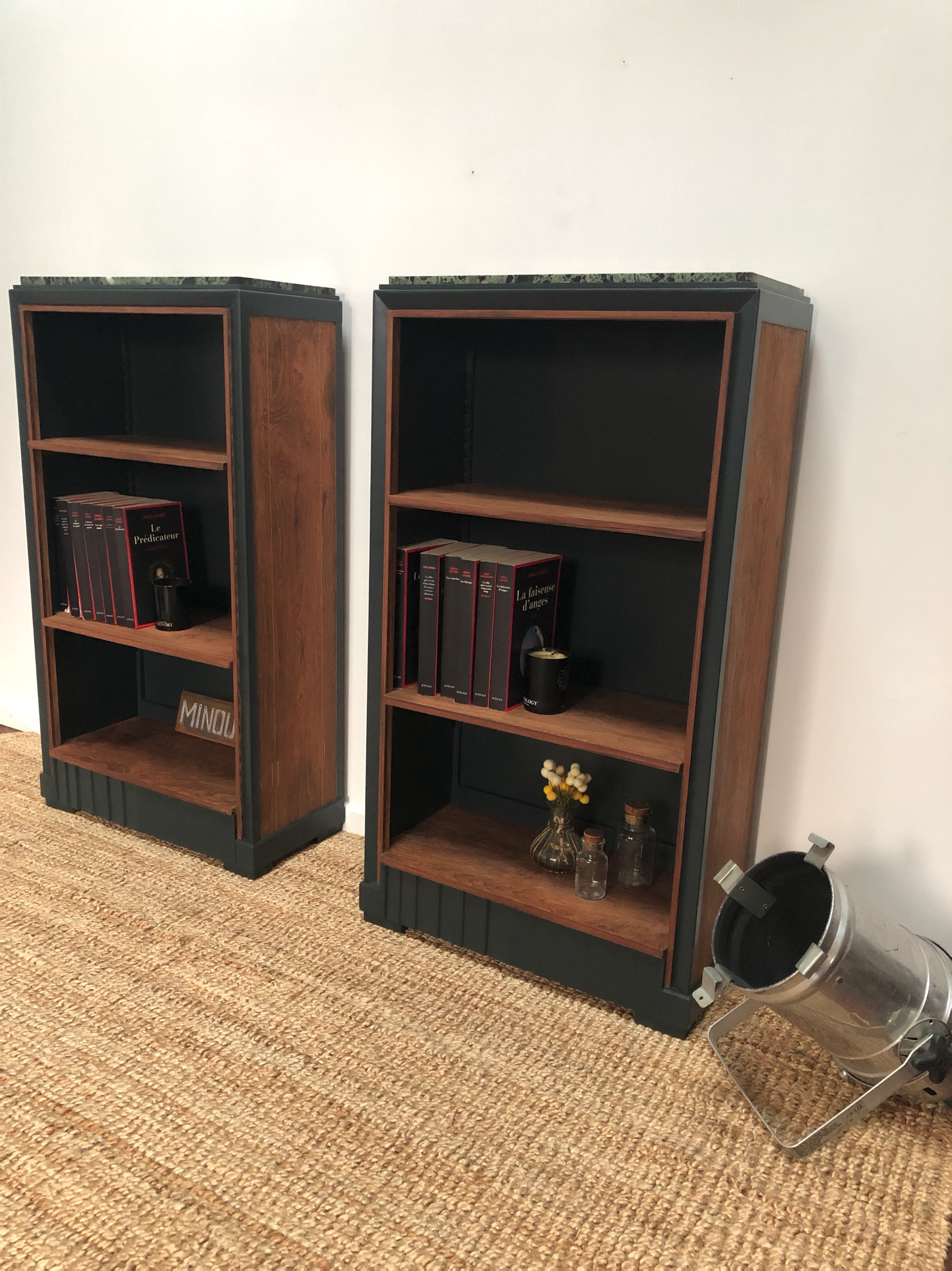 Paire étagère art déco 4