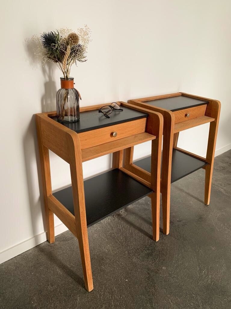 Paire de chevets années 50 2