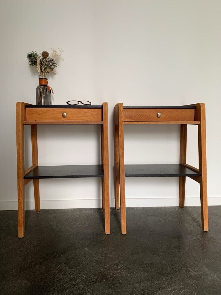 Paire de chevets années 50 1