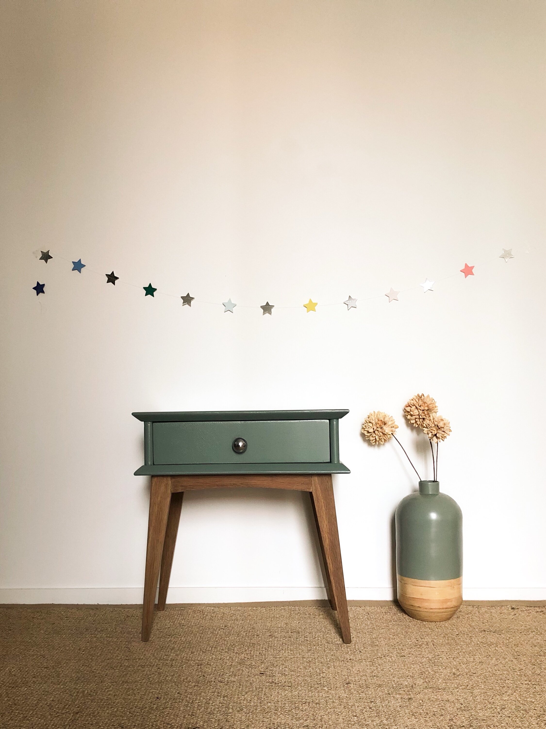 Chevet pieds compas green smoke 5