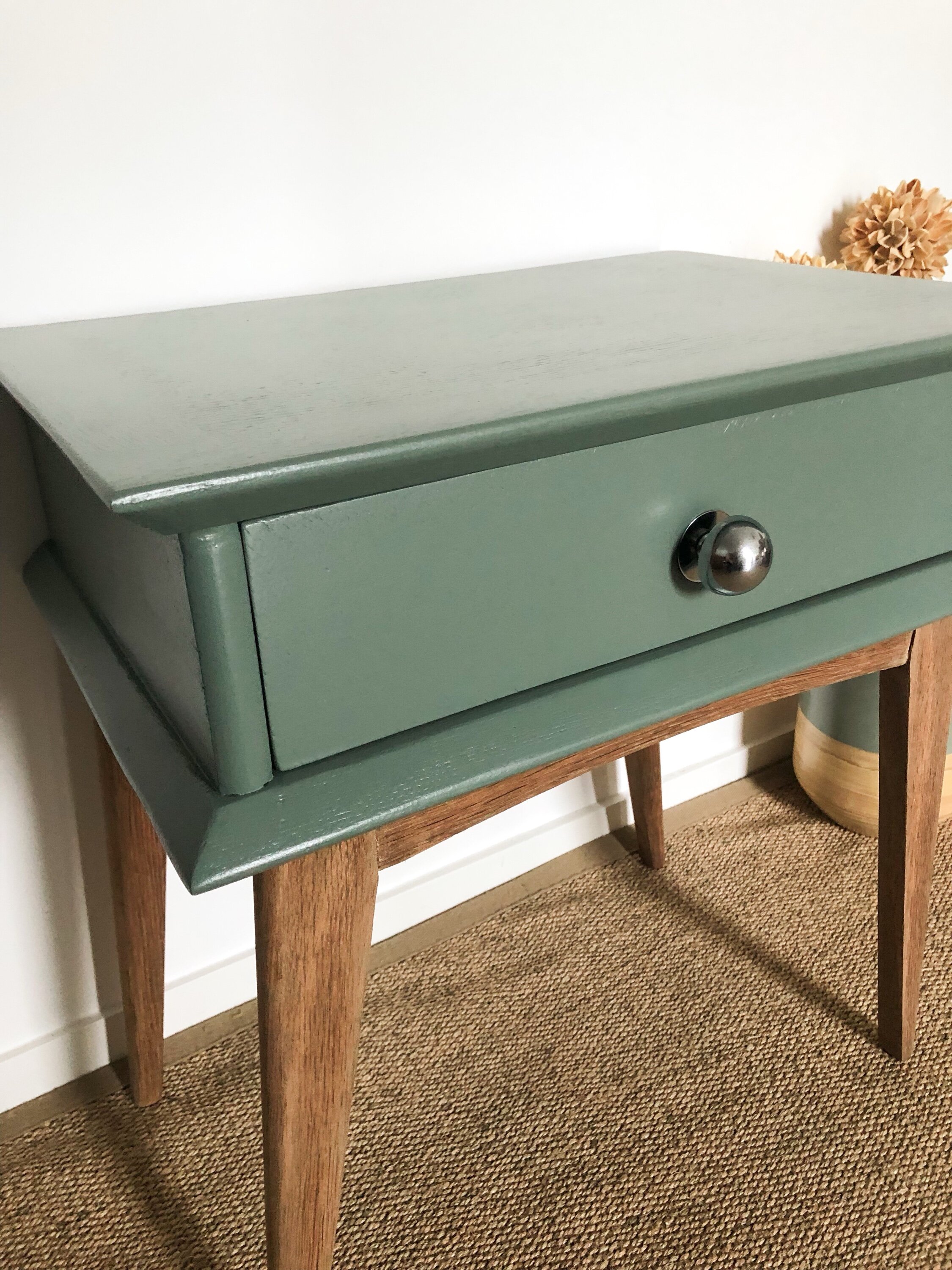 Chevet pieds compas green smoke 2