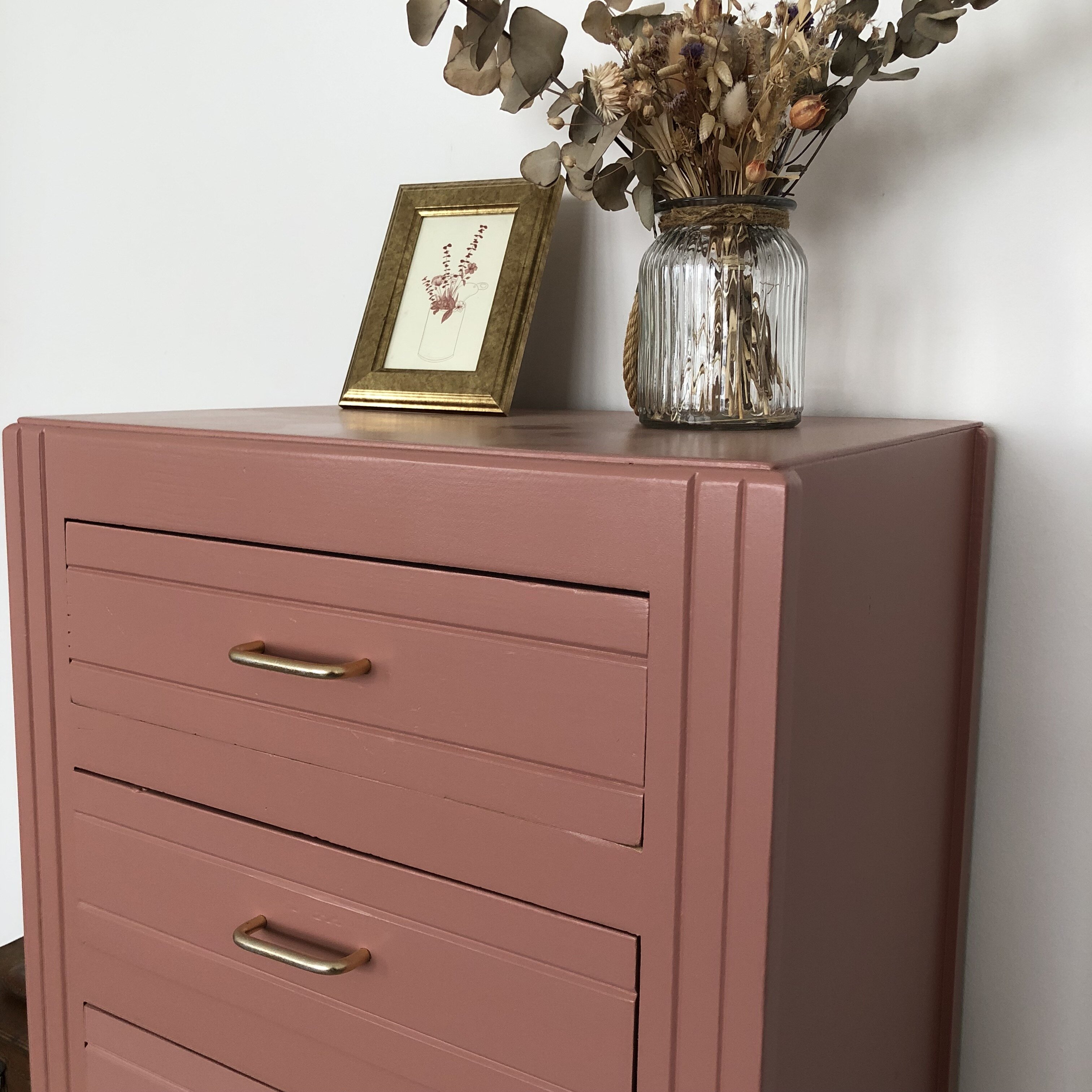 Chiffonnier Rose 5 tiroirs 4