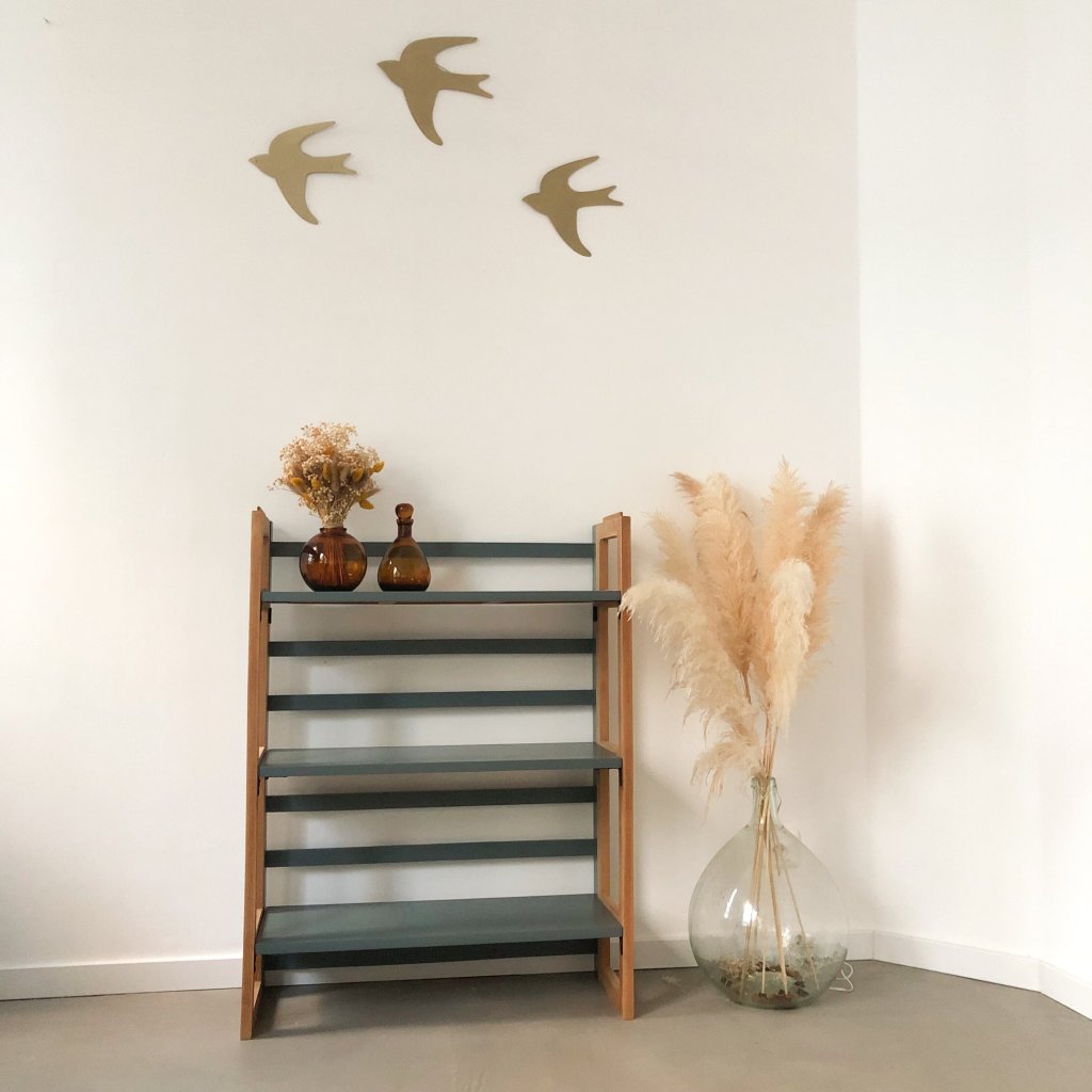 Etagère bouquiniste Temps de Bottes @bilboquetdéco 1