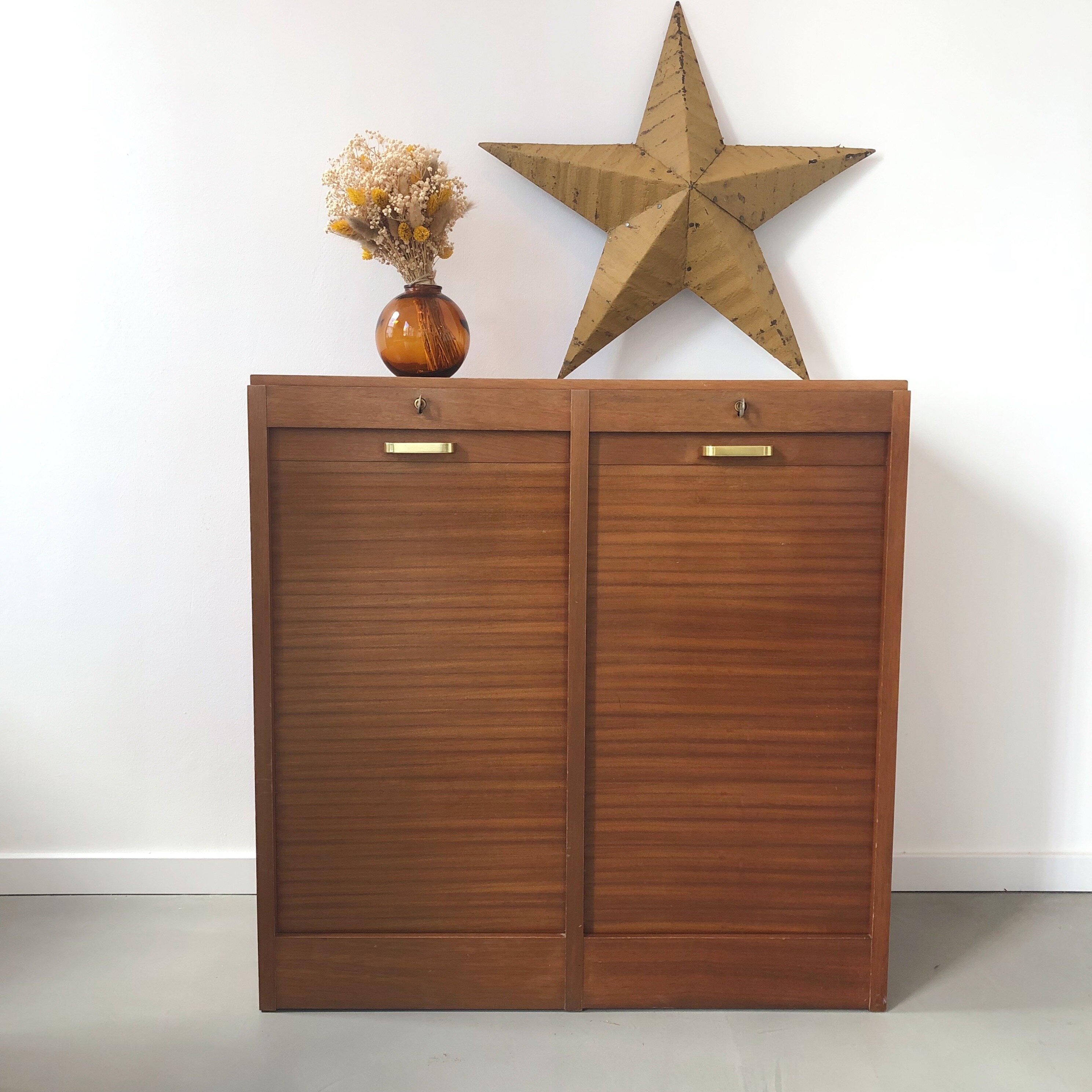 Classeur double à rideaux