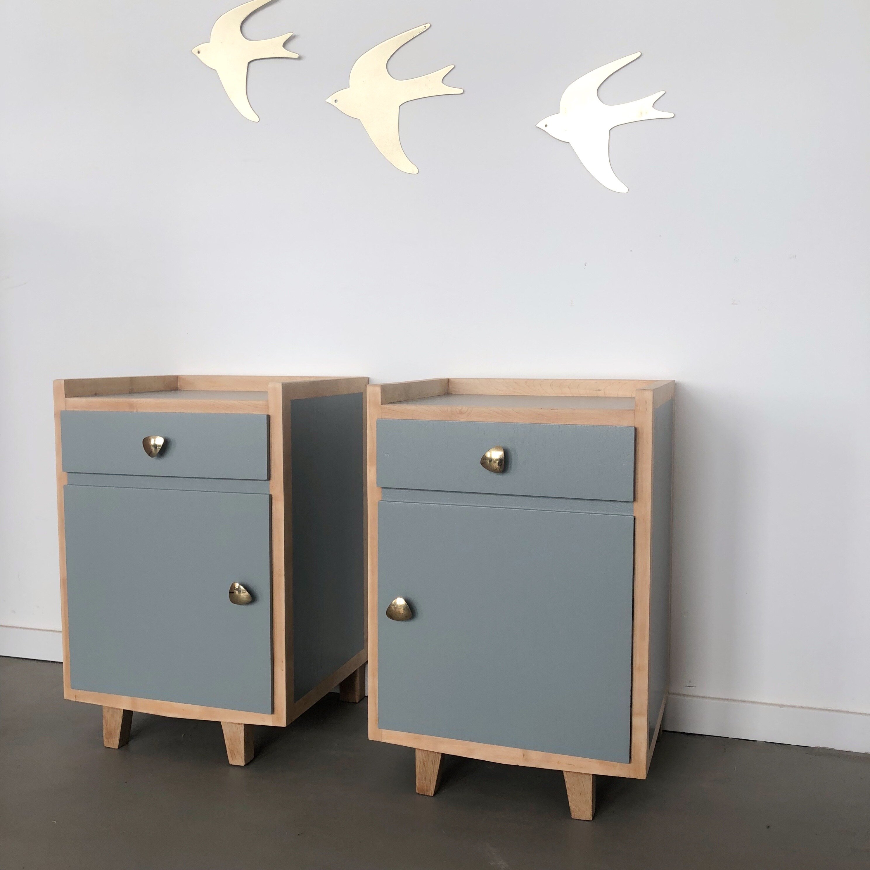 Paire de chevet années 50 Plumett 1