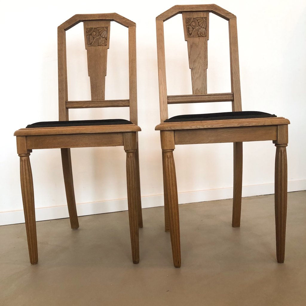 Paire de chaise art déco 1
