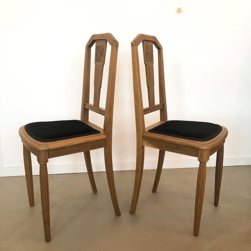 Paire de chaise art déco 2