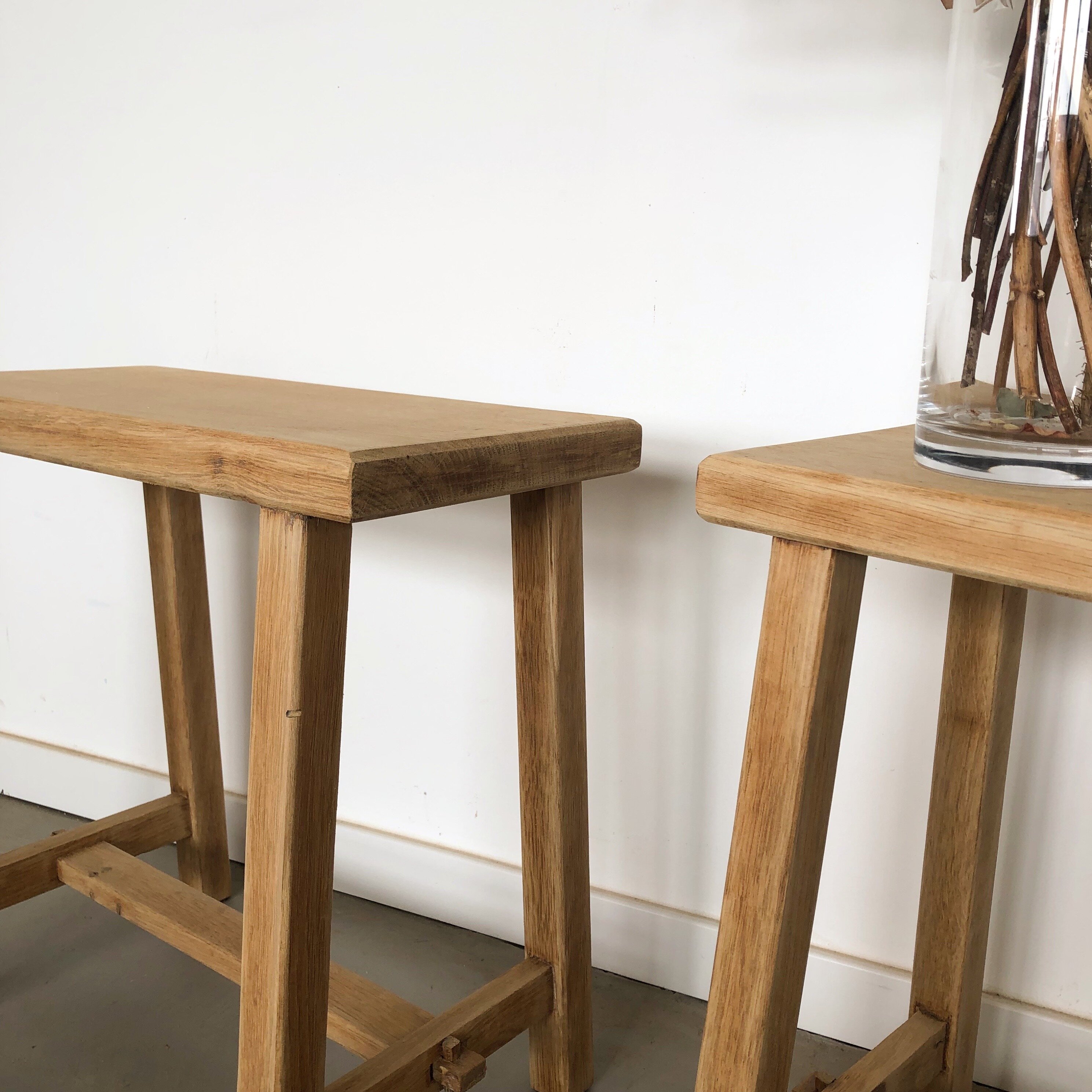 Paire de banc en chêne 7