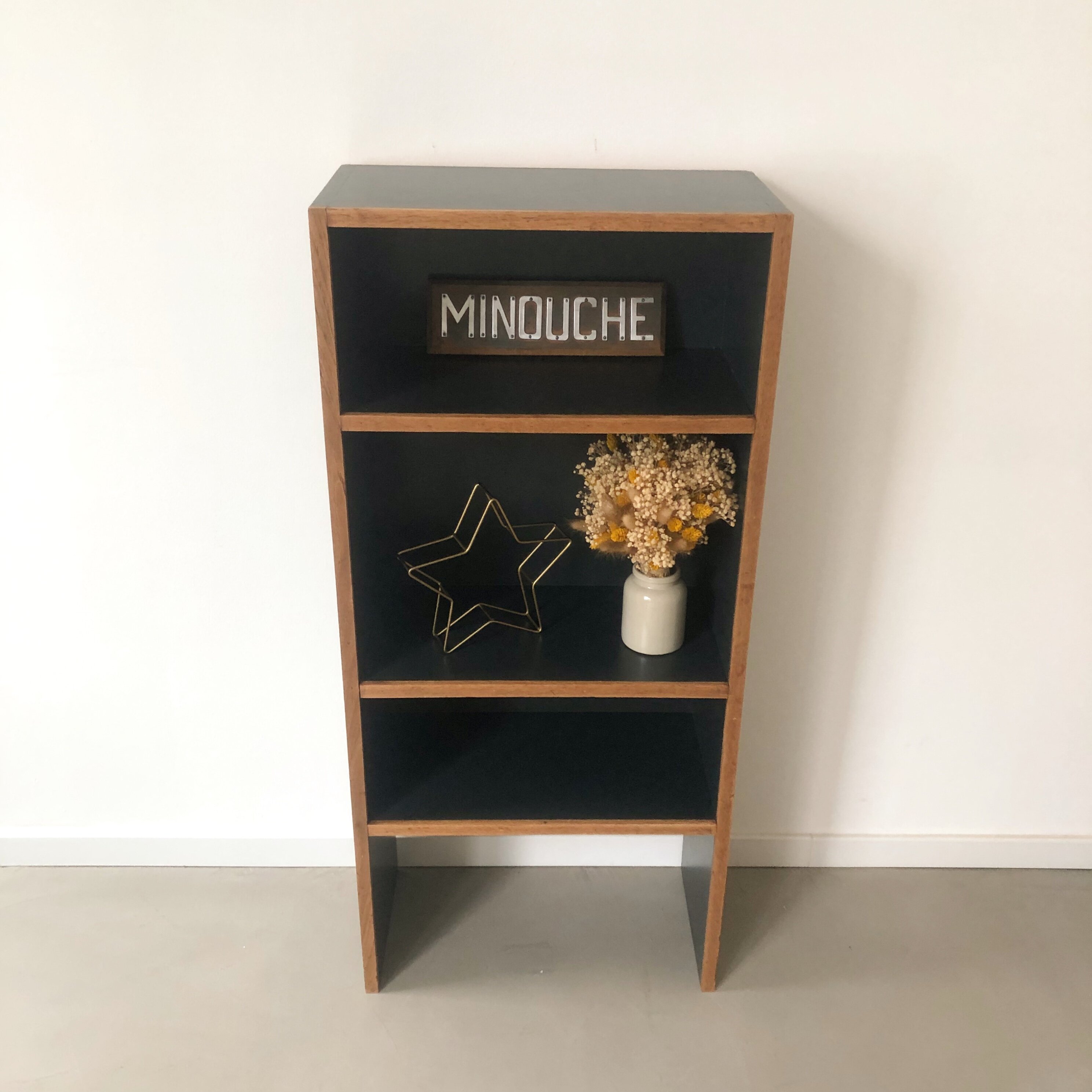 Etagère droite black blue