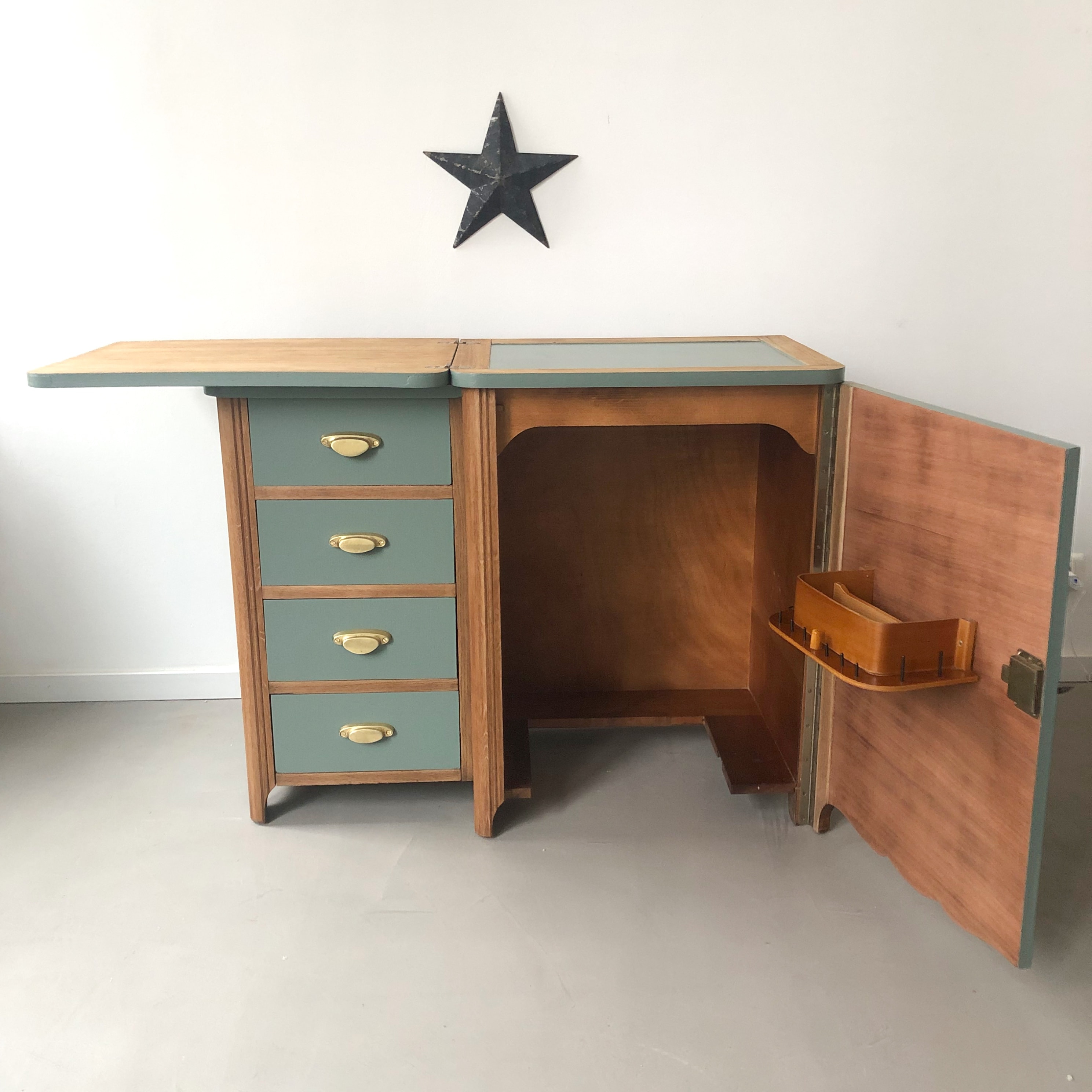 Meuble singer, Aquamarine Deep 4