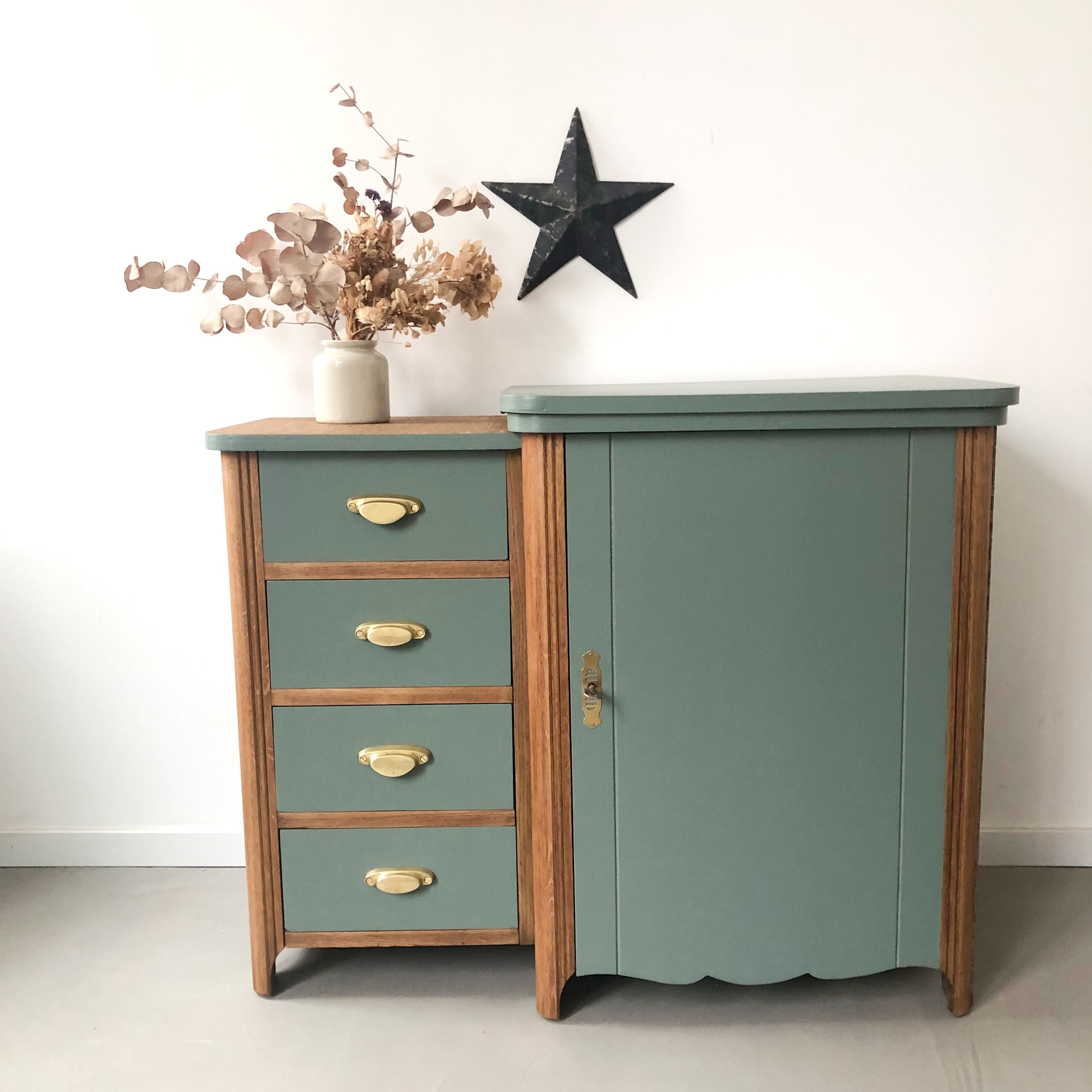 Meuble singer, Aquamarine Deep