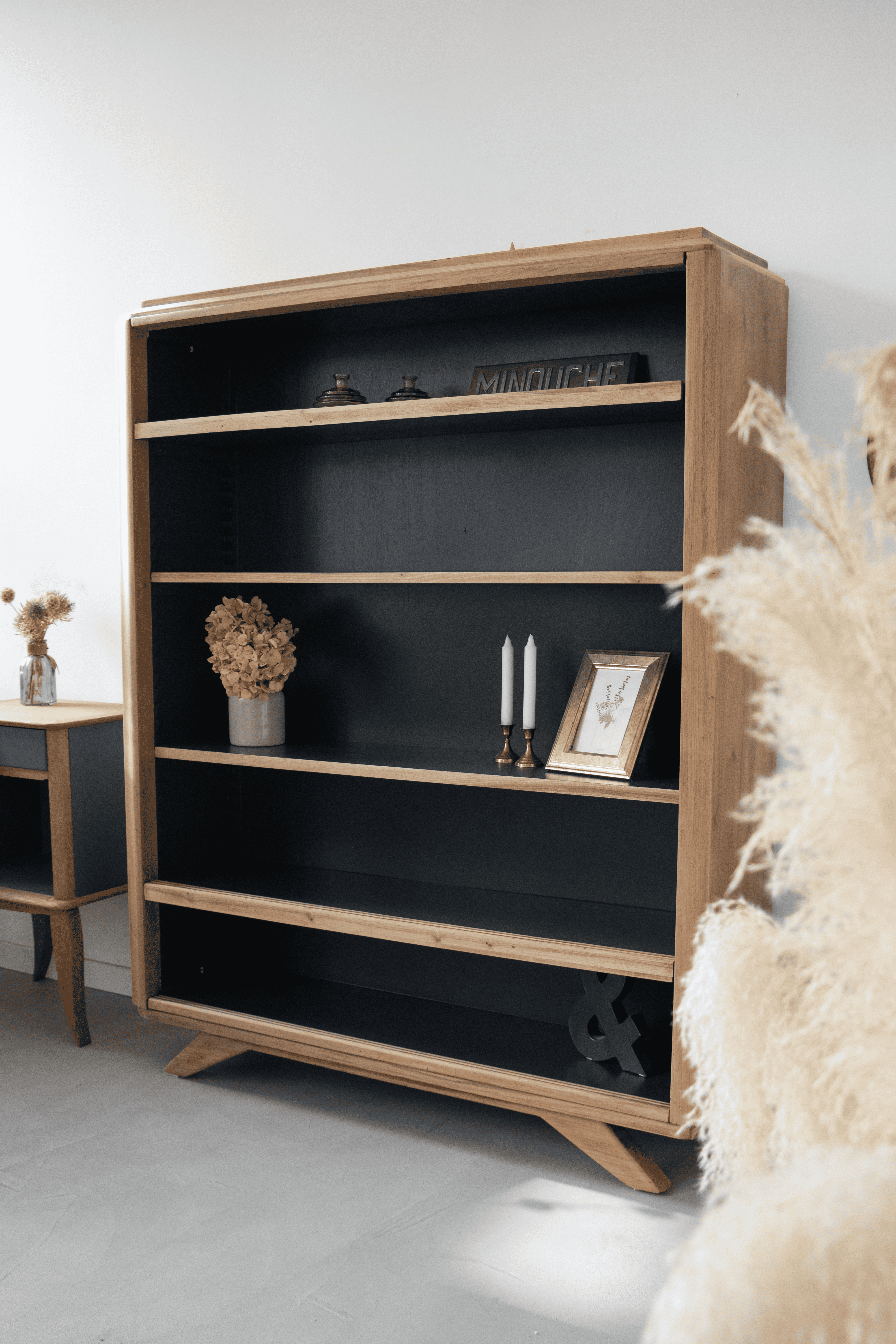 Grande bibliothèque black blue 2