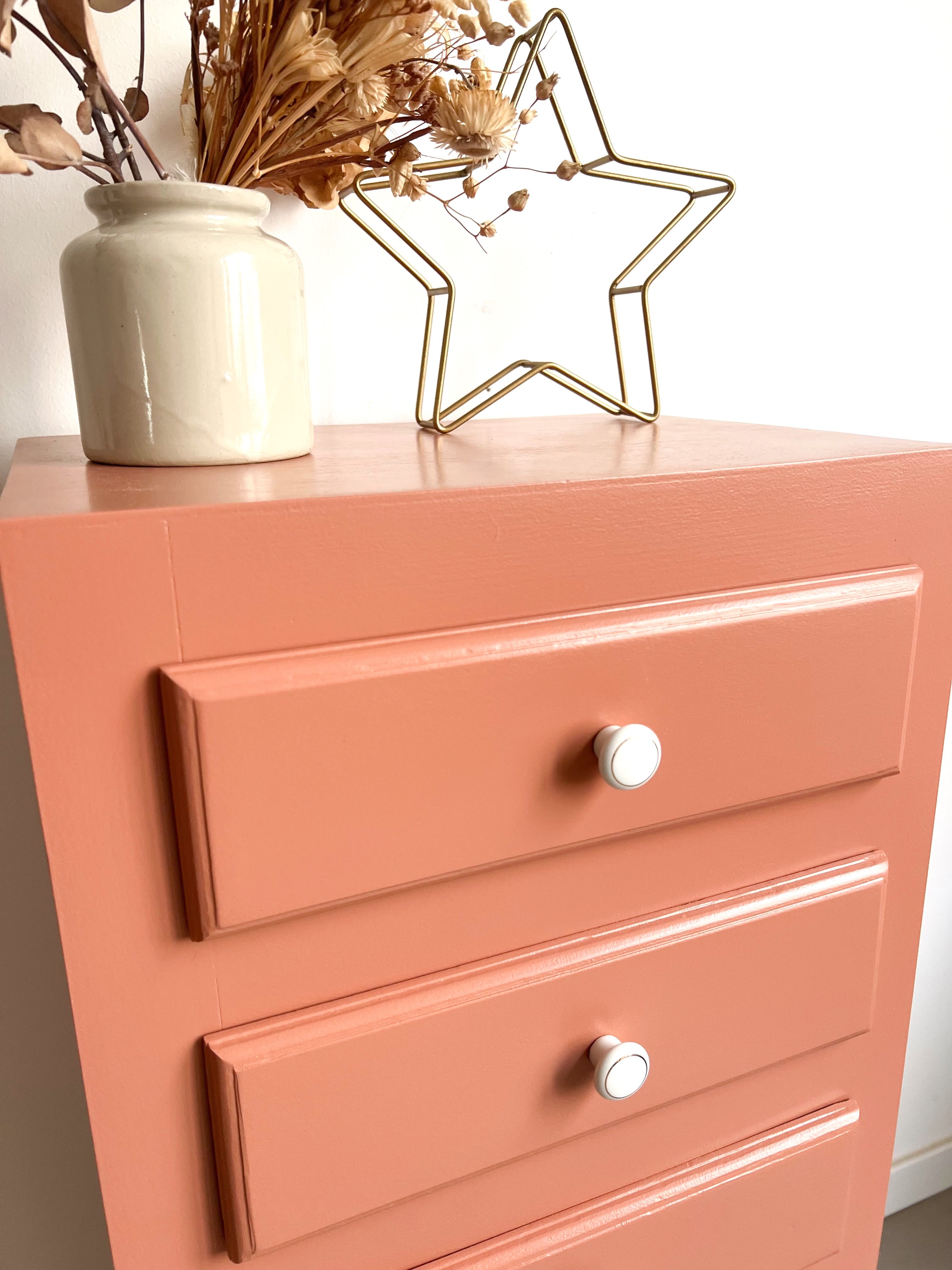 Chiffonnier étroit 5 tiroirs joue à bisous 3