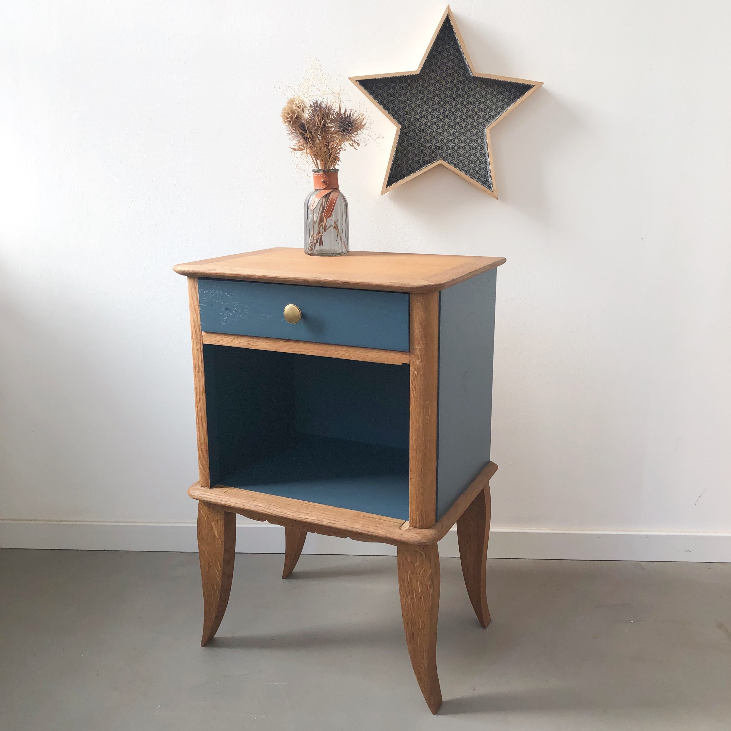 Chevet chêne Stiffkey blue 4