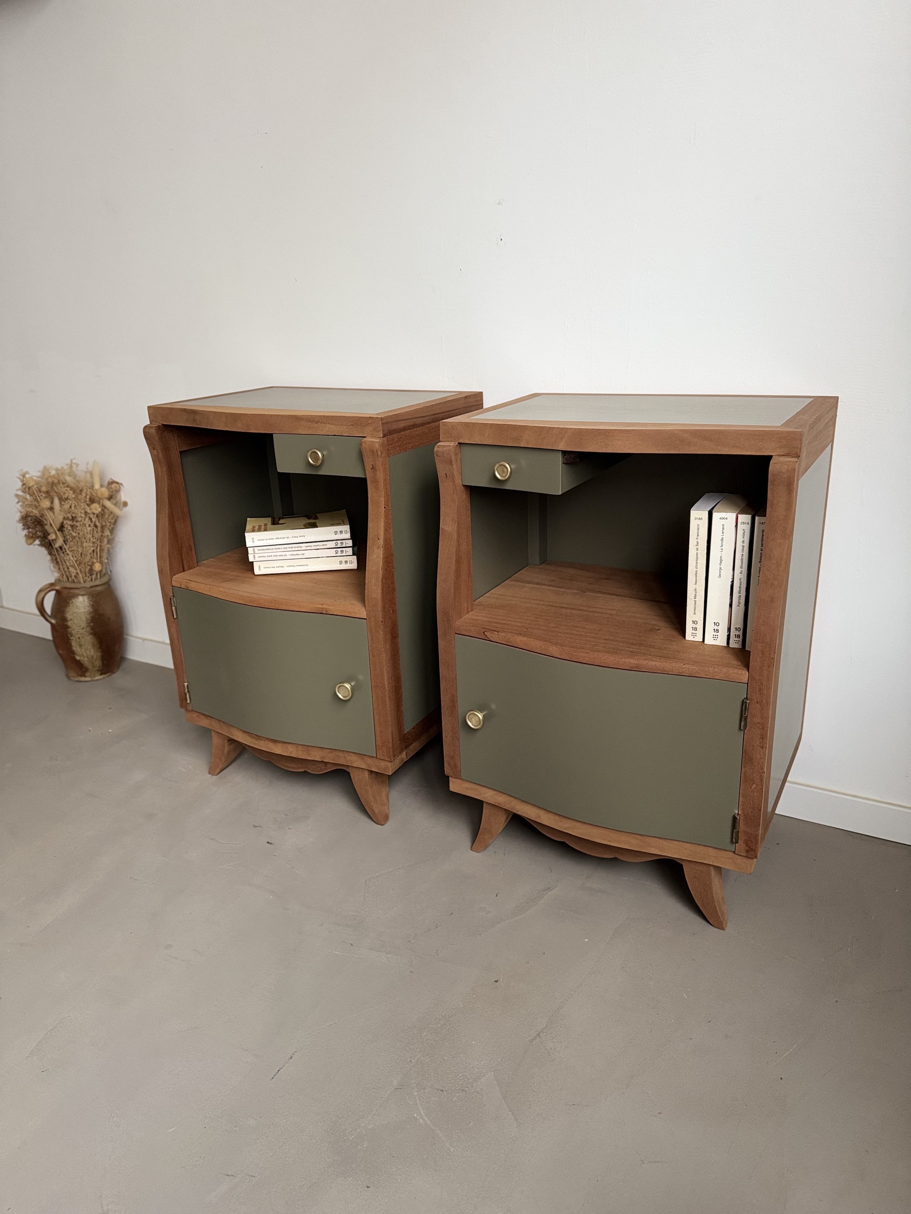 Paire de chevets années 40/50 Alluvions 1