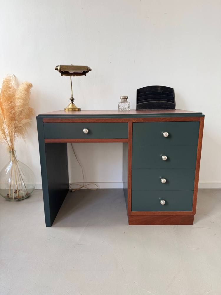 Bureau art déco Obsidian green 1