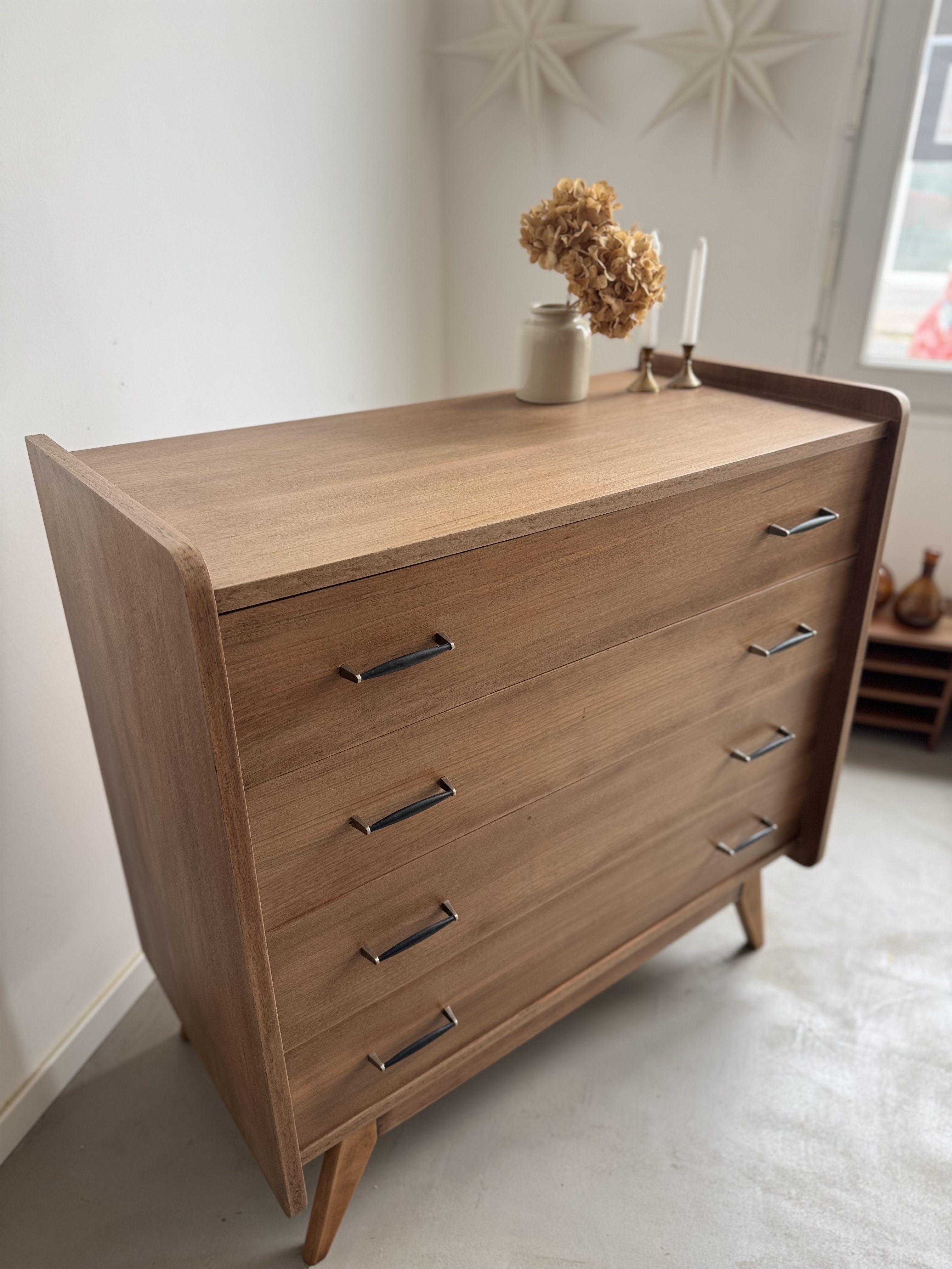 Commode année 50 Sapelli 1