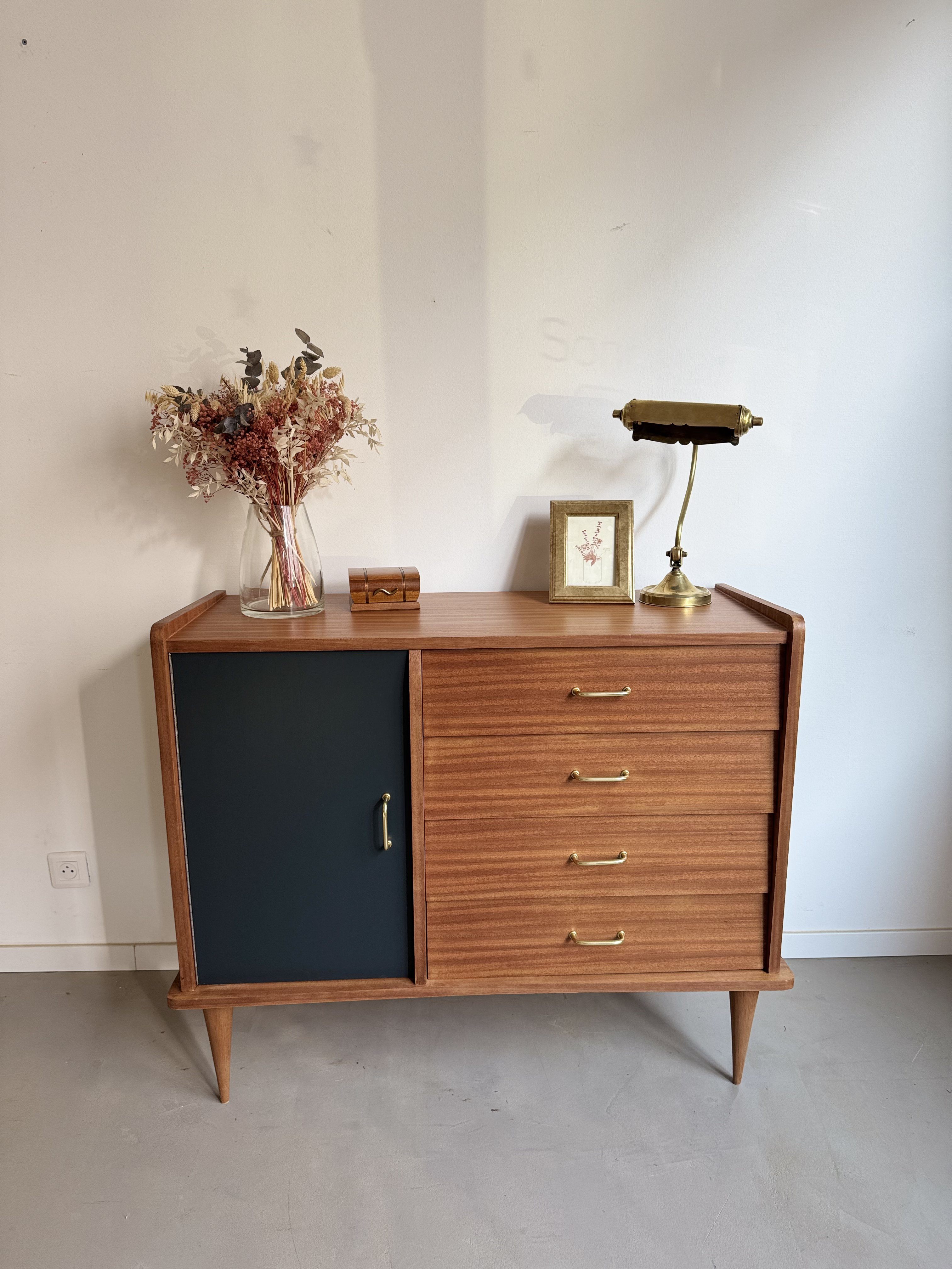 Buffet, enfilade sapelli black blue 5