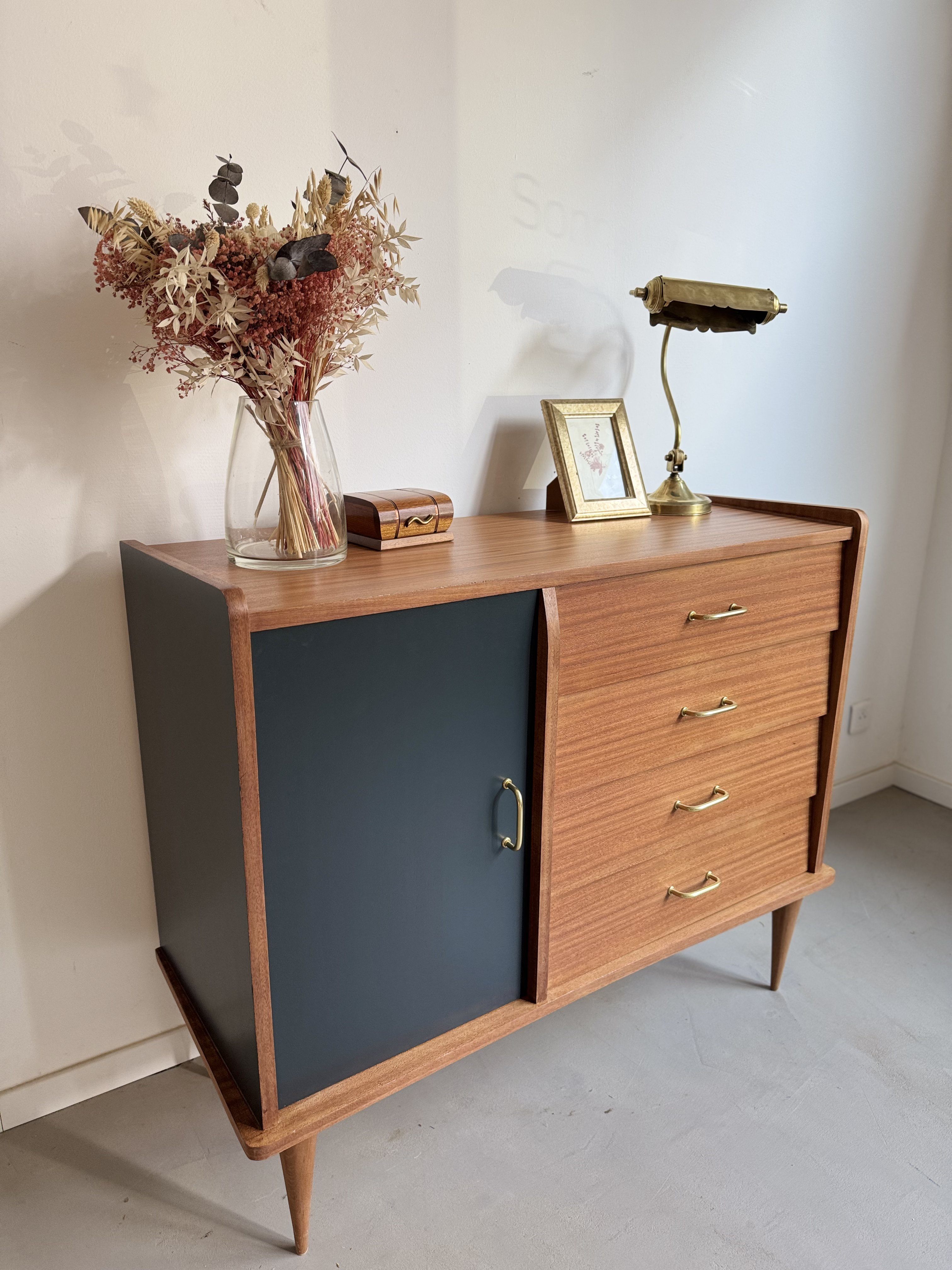 Buffet, enfilade sapelli black blue 4