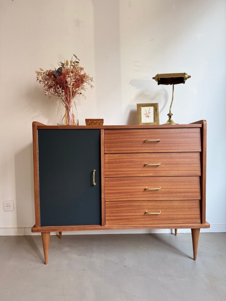 Buffet, enfilade sapelli black blue 3
